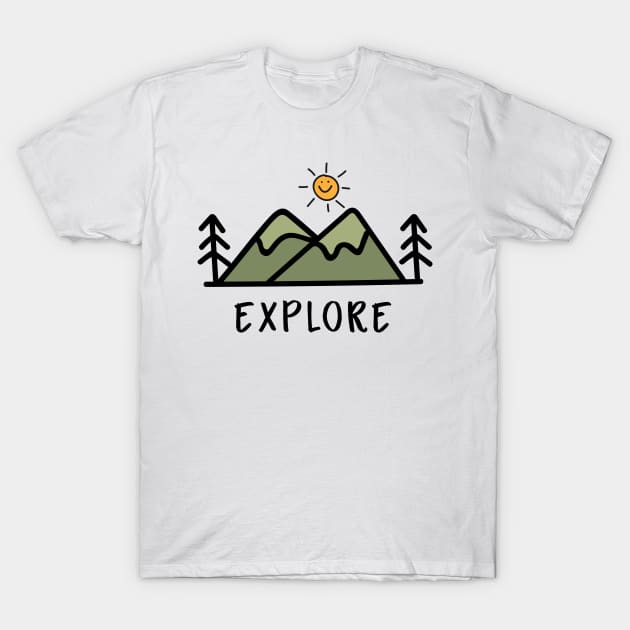 Explore T-Shirt by Josué Leal